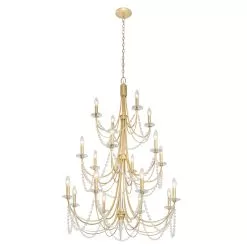 Brentwood 350C18FG 18-Light Chandelier - French Gold -Lighting Decoration Store 350C18FG 4