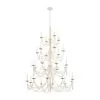 Brentwood 350C28CW 28-Light Chandelier - Country White