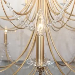 Brentwood 350C28FG 28-Light Chandelier - French Gold -Lighting Decoration Store 350C28FG 5