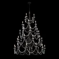 Brentwood 350C40CB 40-Light Chandelier - Carbon -Lighting Decoration Store 350C40CB 3