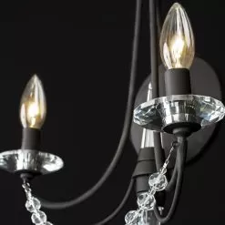 Brentwood 350W02CB 2-Light Wall Sconce - Carbon Black -Lighting Decoration Store 350W02CB 5