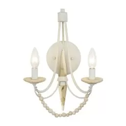 Brentwood 350W02CW 2-Light Wall Sconce - Country White 7 Brentwood 350W02CW 2-Light Wall Sconce - Country White -Lighting Decoration Store 350W02CW
