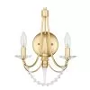 Brentwood 350W02FG 2-Light Wall Sconce - French Gold