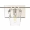 Arlo 351B03BLPN 3-Light Vanity Light - Black/Polished Nickel