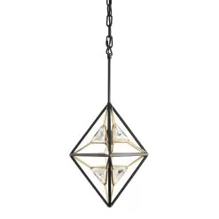 Marcia 353M01MBFG 1-Light Mini Pendant - Matte Black/French Gold 8 Marcia 353M01MBFG 1-Light Mini Pendant - Matte Black/French Gold -Lighting Decoration Store 353M01MBFG 2
