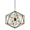 Marcia 353P10MBFG 10-Light Pendant Light - Matte Black/French Gold