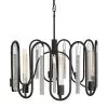 Darden 354P08MBCH 8-Light Pendant Light - Matte Black/Painted Chrome