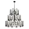 Darden 354P36MBCH 36-Light Pendant Light - Matte Black/Painted Chrome