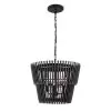 Apollo 355P03CB 3-Light Pendant Light - Carbon Black