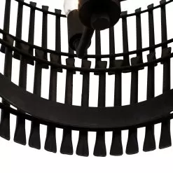 Apollo 355P03CB 3-Light Pendant Light - Carbon Black -Lighting Decoration Store 355P03CB 3