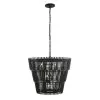 Apollo 355P06CB 6-Light Pendant Light - Carbon Black