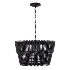 Apollo 355P06SCB Short Pendant Light - Carbon Black -Lighting Decoration Store 355P06SCB 3