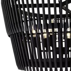 Apollo 355P06SCB Short Pendant Light - Carbon Black -Lighting Decoration Store 355P06SCB 4a