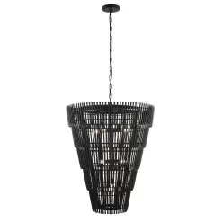 Apollo 355P08CB 8-Light Pendant Light - Carbon Black