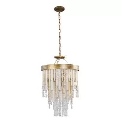 Lafayette 359C04HG 4-Light Chandelier - Havana Gold