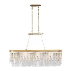 Lafayette 359N06HG 6-Light Kitchen Island Pendant - Havana Gold -Lighting Decoration Store 359N06HG