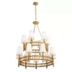 Nevis 360C15FG 15-Light Chandelier - French Gold -Lighting Decoration Store 360C15FG 3