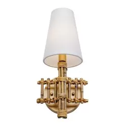 Nevis 360W01FG 1-Light Wall Sconce - French Gold -Lighting Decoration Store 360W01FG 3