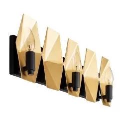 Malone 361B03MBFG Vanity Light Black Gold -Lighting Decoration Store 361B03MBFG 4