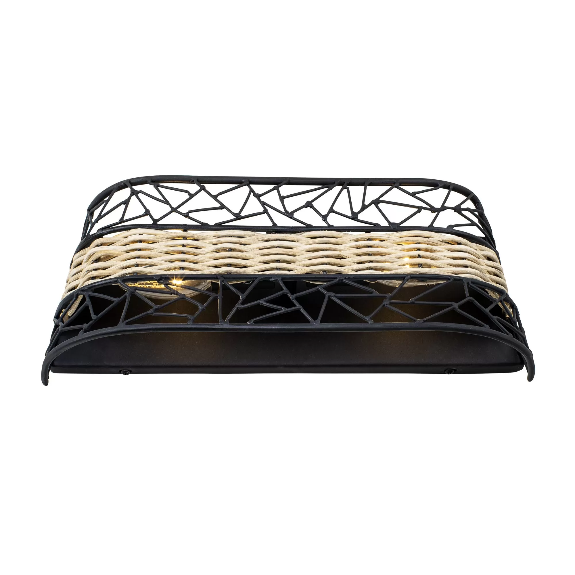 Cayman 362B02BL 2-Light Vanity Light - Black 3 Cayman 362B02BL 2-Light Vanity Light - Black - Image 3