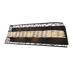 Cayman 362B03BL 3-Light Vanity Light - Black