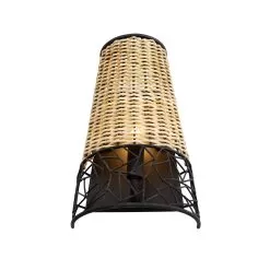 Cayman 362W01BL 1-Light Wall Sconce - Black -Lighting Decoration Store 362W01BL 3