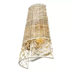 Cayman 362W01CW 1-Light Wall Sconce - Country White -Lighting Decoration Store 362W01CW 2