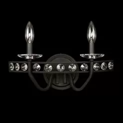 Monroe 363B02CB 2-Light Vanity Light - Carbon