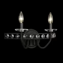 Monroe 363B02CB 2-Light Vanity Light - Carbon -Lighting Decoration Store 363B02CB 3
