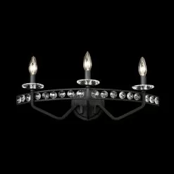 Monroe 363B03CB 3-Light Vanity Light - Carbon -Lighting Decoration Store 363B03CB 4