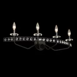 Monroe 363B04CB 4-Light Vanity Light - Carbon -Lighting Decoration Store 363B04CB 3