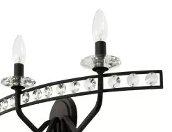 Monroe 363B04CB 4-Light Vanity Light - Carbon -Lighting Decoration Store 363B04CB Detail 1