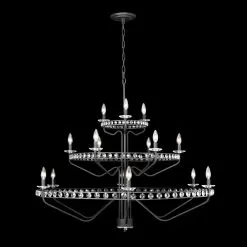 Monroe 363C15CB 15-Light Chandelier - Carbon Black 10 Monroe 363C15CB 15-Light Chandelier - Carbon Black -Lighting Decoration Store 363C15CB 3