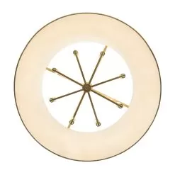 Coco 364P08MWFG 8-Light Pendant Light - Matte White/French Gold -Lighting Decoration Store 364P08MWFG 3
