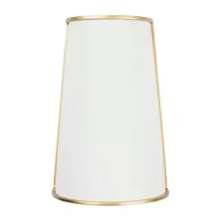 Coco 364W02MWFG 2-Light Wall Sconce - Matte White/French Gold