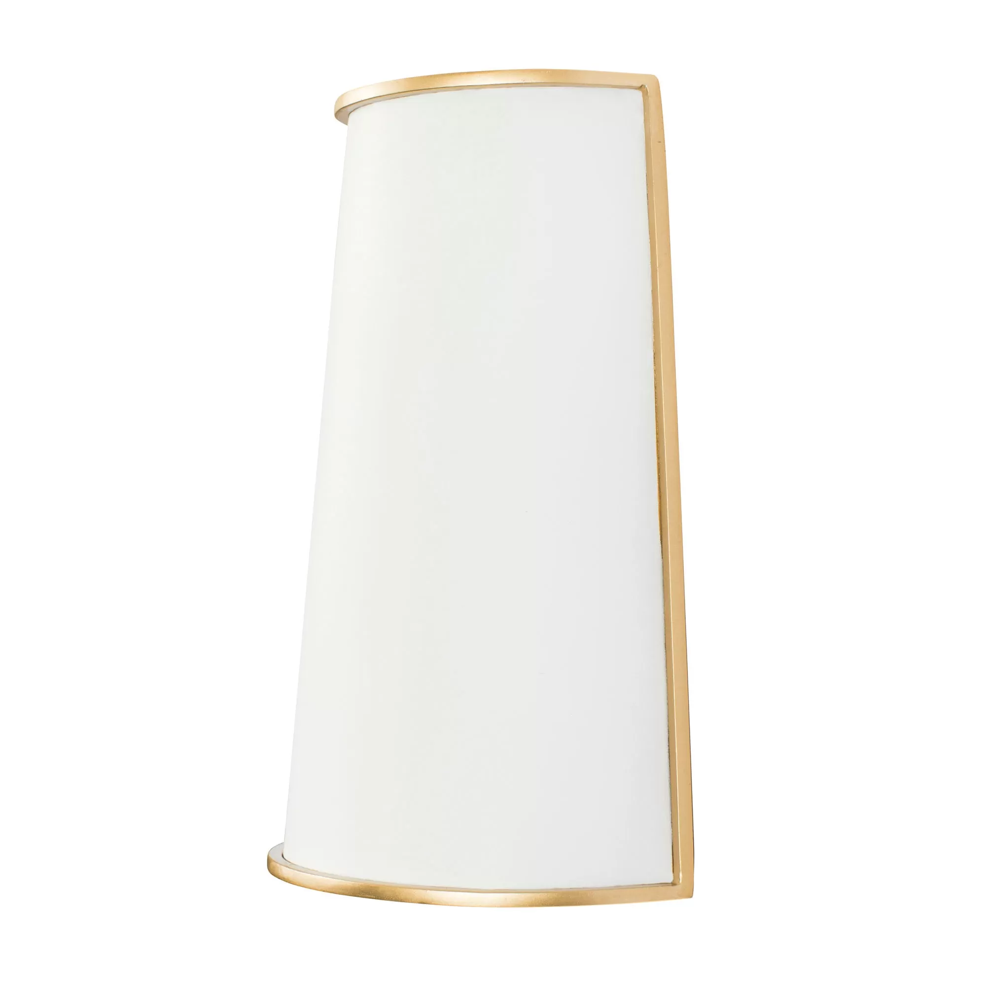 Coco 364W02MWFG 2-Light Wall Sconce - Matte White/French Gold 2 Coco 364W02MWFG 2-Light Wall Sconce - Matte White/French Gold - Image 2
