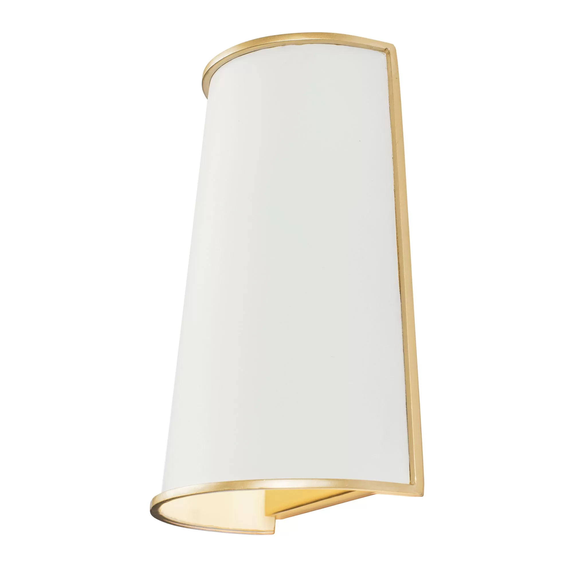 Coco 364W02MWFG 2-Light Wall Sconce - Matte White/French Gold 3 Coco 364W02MWFG 2-Light Wall Sconce - Matte White/French Gold - Image 3