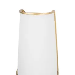 Coco 364W02MWFG 2-Light Wall Sconce - Matte White/French Gold 11 Coco 364W02MWFG 2-Light Wall Sconce - Matte White/French Gold -Lighting Decoration Store 364W02MWFG Detail 2
