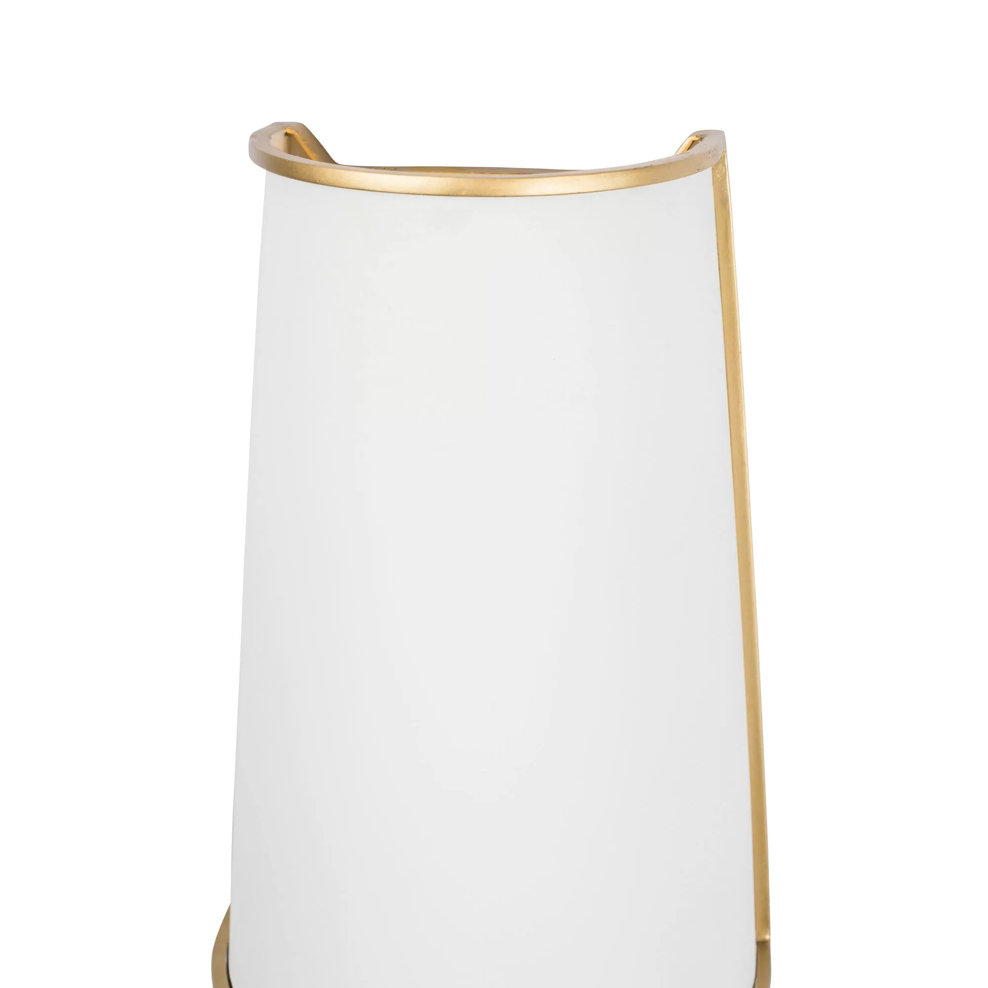 Coco 364W02MWFG 2-Light Wall Sconce - Matte White/French Gold 6 Coco 364W02MWFG 2-Light Wall Sconce - Matte White/French Gold - Image 6