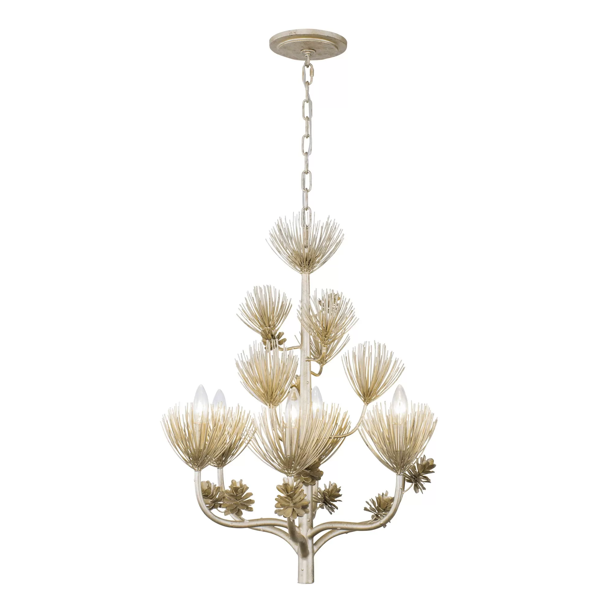Pinion 365C06ZG 6-Light Chandelier - Zen Gold 2 Pinion 365C06ZG 6-Light Chandelier - Zen Gold - Image 2