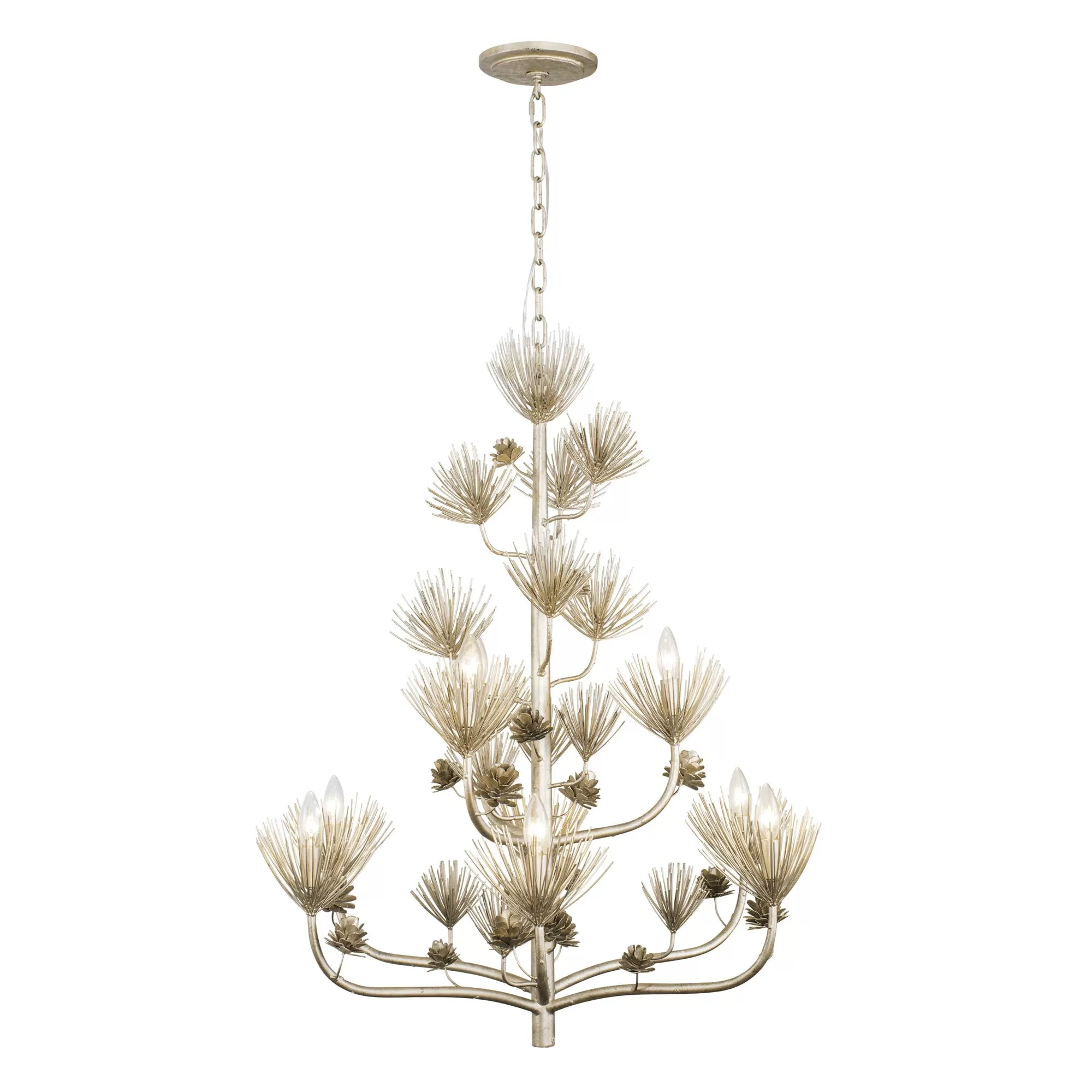 Pinion 365C09ZG 9-Light Chandelier - Zen Gold 3 Pinion 365C09ZG 9-Light Chandelier - Zen Gold - Image 3