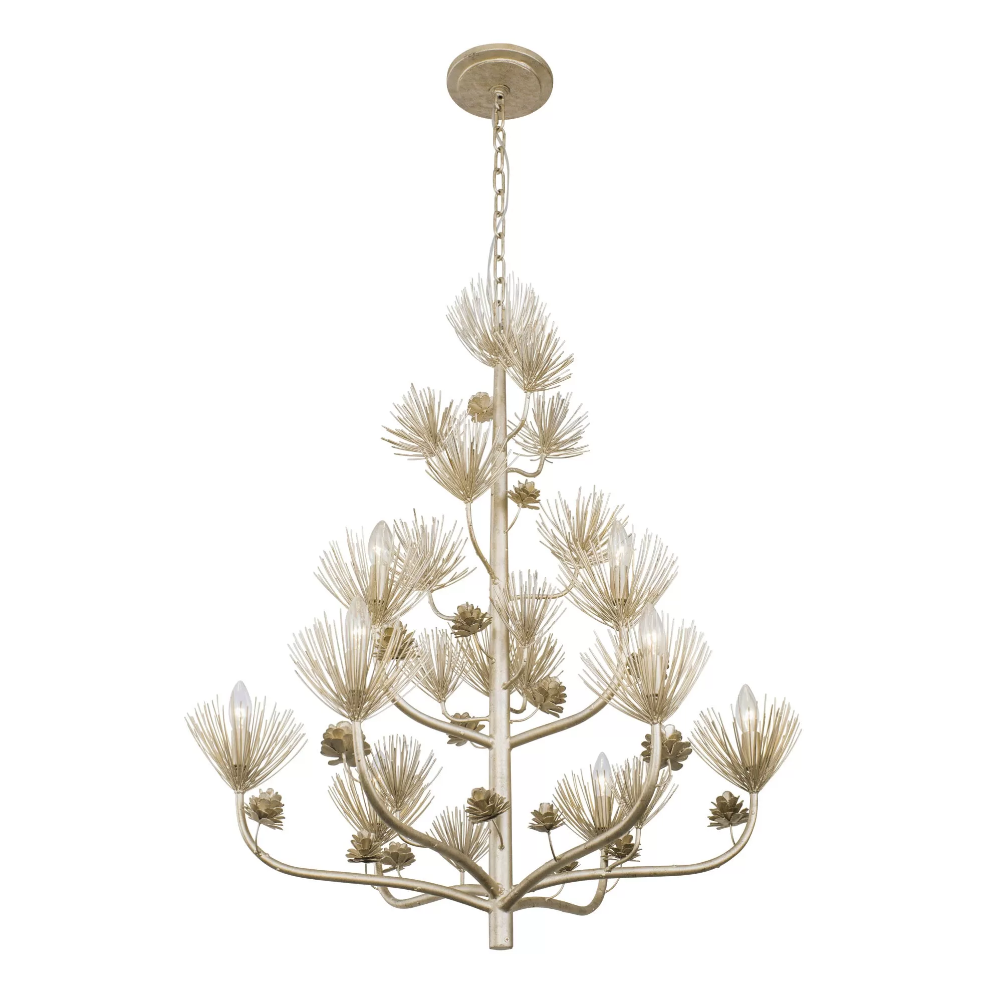 Pinion 365C09ZG 9-Light Chandelier - Zen Gold 5 Pinion 365C09ZG 9-Light Chandelier - Zen Gold - Image 5