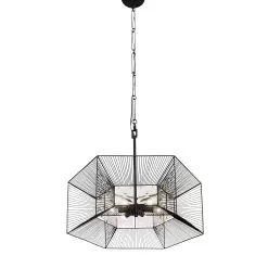 Arcade 366P06CB 6-Light Pendant Light - Carbon -Lighting Decoration Store 366P06CB 1