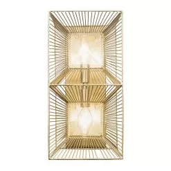 Arcade 366W02FG 2-Light Wall Sconce - French Gold -Lighting Decoration Store 366W02FG