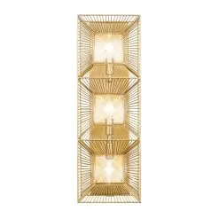 Arcade 366W03FG 3-Light Wall Sconce - French Gold 11 Arcade 366W03FG 3-Light Wall Sconce - French Gold -Lighting Decoration Store 366W03FG