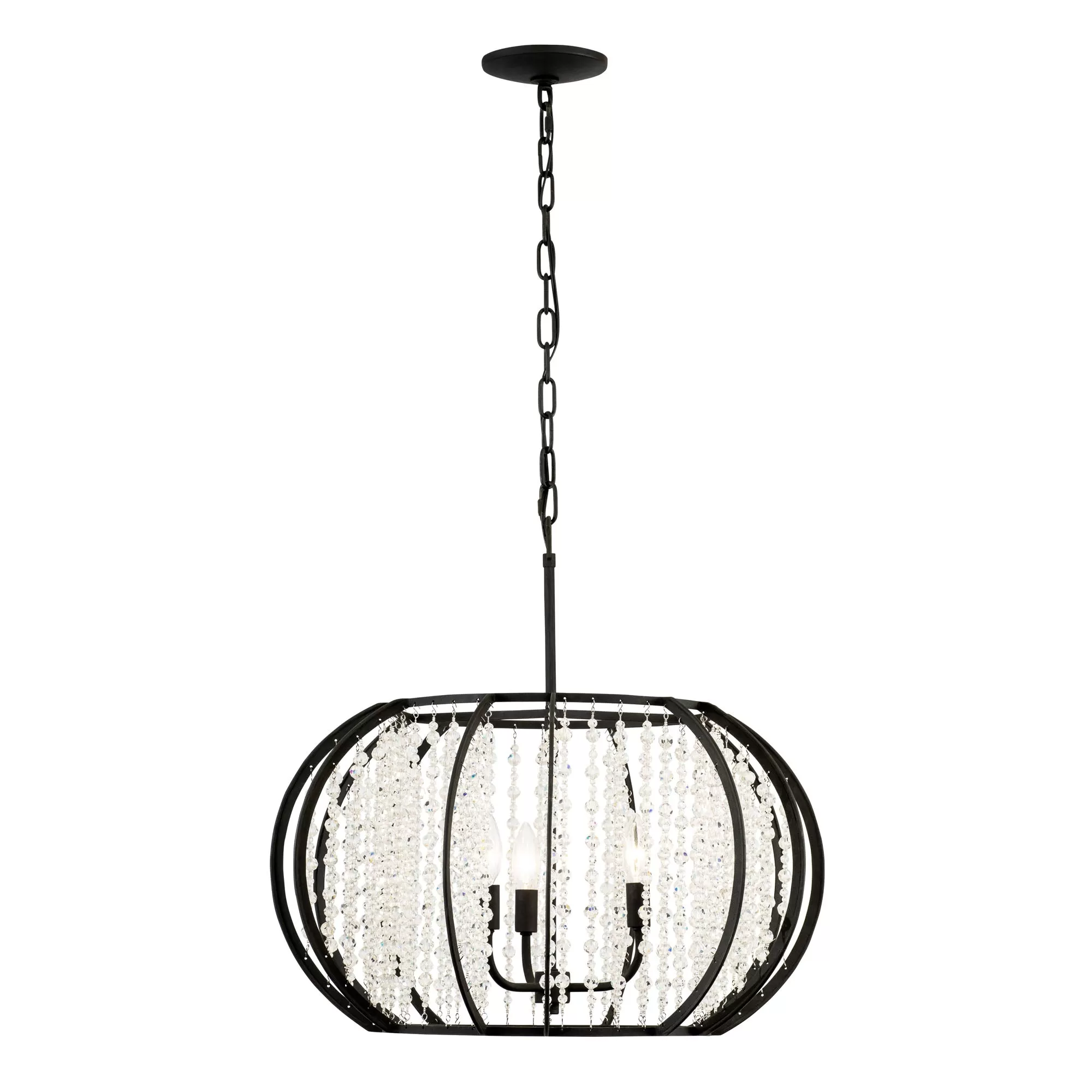 Caesar 367P03CB 3-Light Pendant Light - Carbon 1 Caesar 367P03CB 3-Light Pendant Light - Carbon