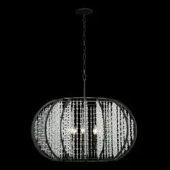 Caesar 367P08CB 8-Light Pendant Light - Carbon 11 Caesar 367P08CB 8-Light Pendant Light - Carbon -Lighting Decoration Store 367P08CB