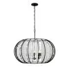 Caesar 367P08CB 8-Light Pendant Light - Carbon