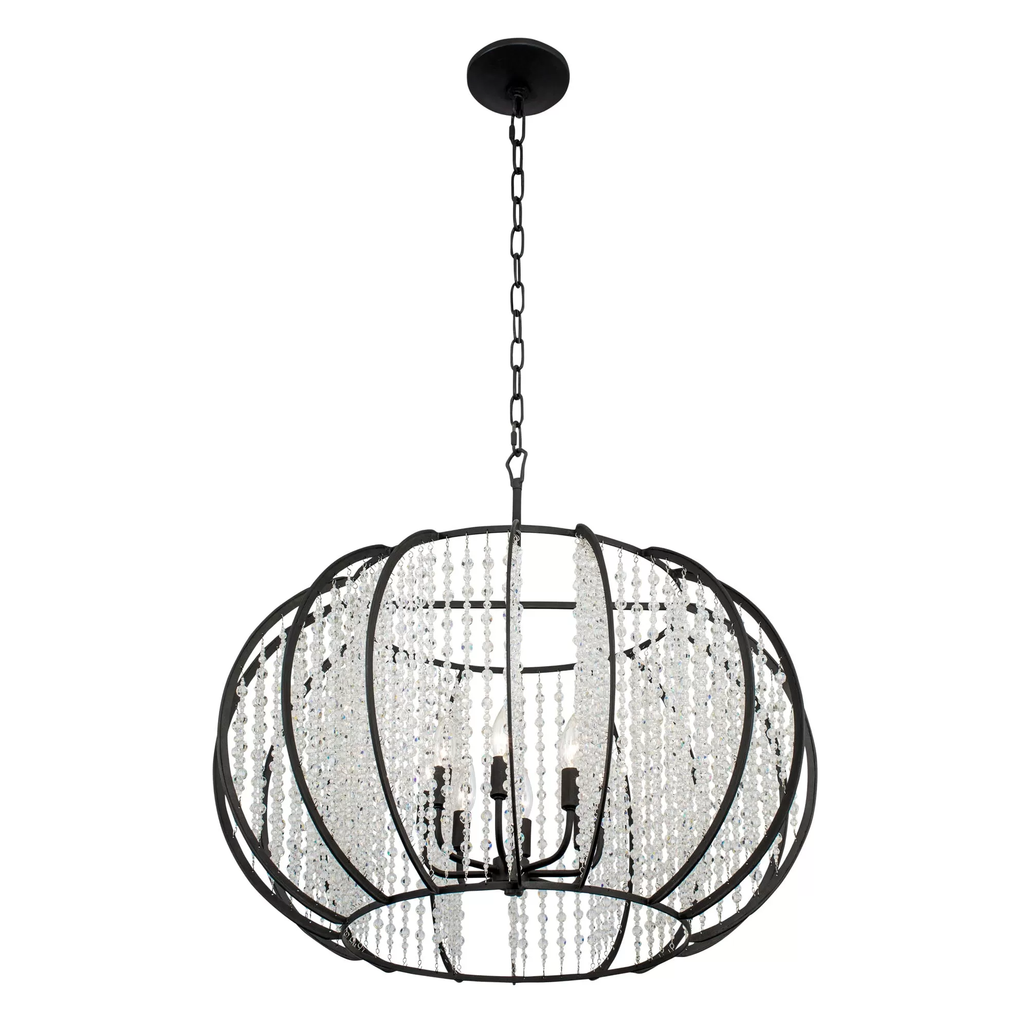 Caesar 367P08CB 8-Light Pendant Light - Carbon 3 Caesar 367P08CB 8-Light Pendant Light - Carbon - Image 3