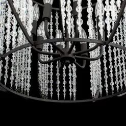 Caesar 367P08CB 8-Light Pendant Light - Carbon 9 Caesar 367P08CB 8-Light Pendant Light - Carbon -Lighting Decoration Store 367P08CB Detail 1